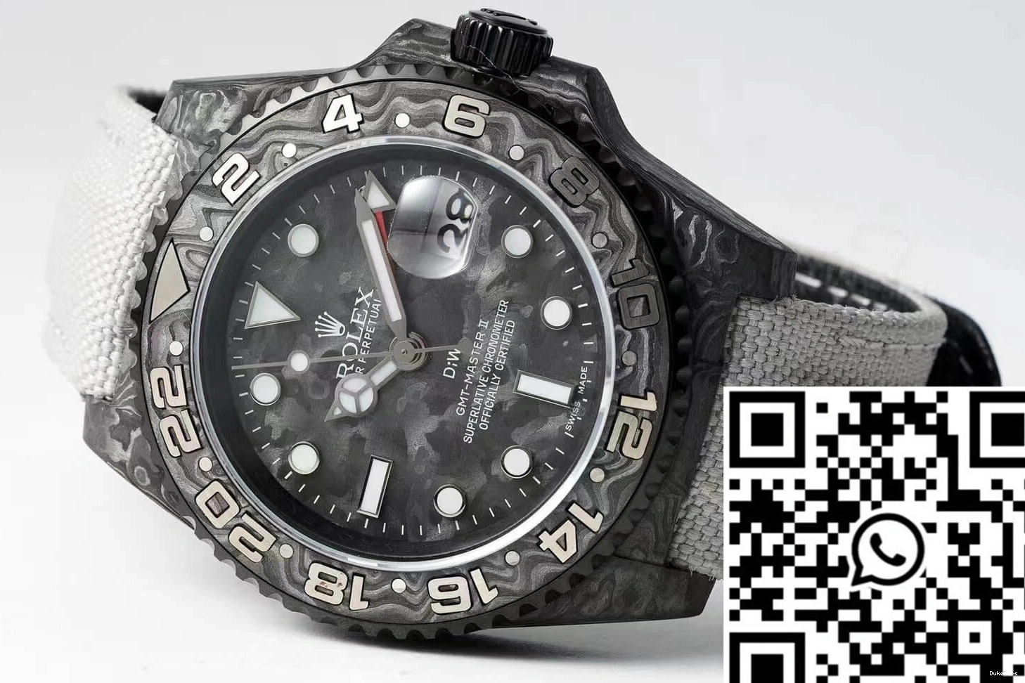 Strap Carbon II GMT-MASTER Fiber Fabric Rolex Diw Dial 0207